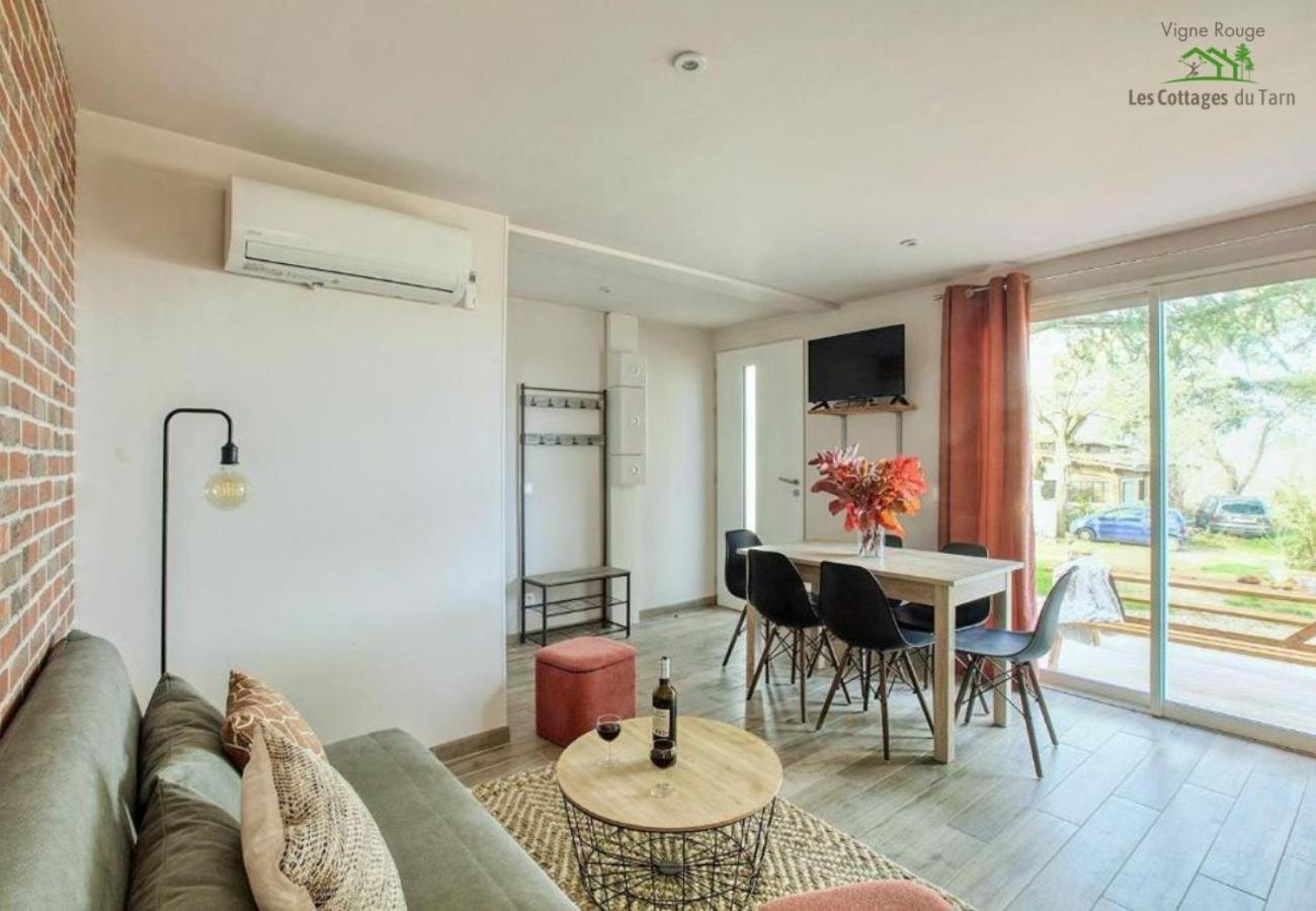 Le Cottage Nature Vigne Rouge Sauna Gaillac Entre Albi-Toulouse & Les Cottages Du Tarn 布朗斯 外观 照片